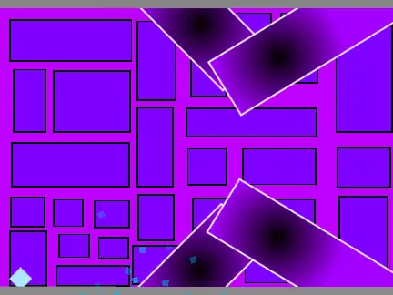 Geometry Dash Waves Christmas Update game scene with festive elements