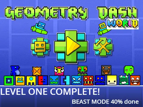 Geometry Dash World version 0.6.1 expanded gameplay