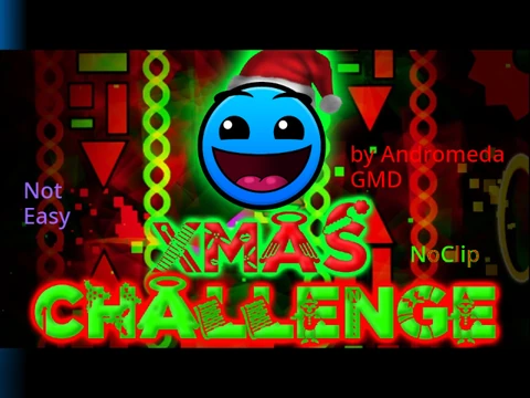 Play Geometry Dash XMas challenge NoClip online at Gosprunki