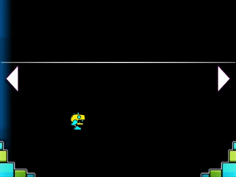 Gameplay screenshot of Geometry Dash You’ve been trolled level