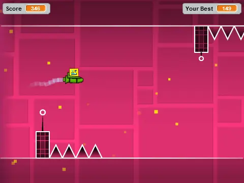 Geometry Dash zz9pluralzalpha Version 2 gameplay with menu theme music