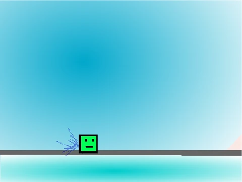 Play the Geometry Dash пародия funny parody game online