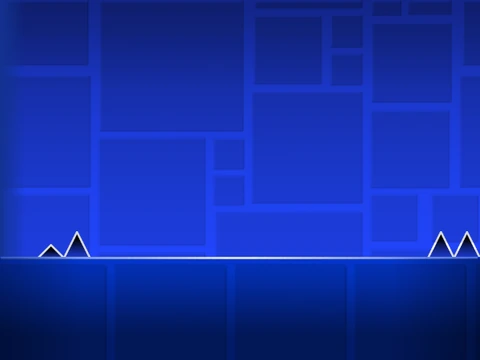 Geometry Dasz gameplay showing unique level design