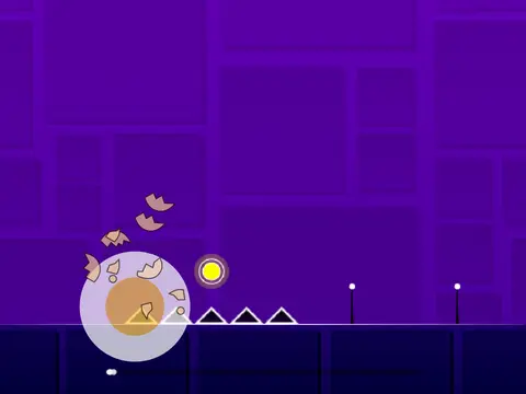 Geometry Egg Dash V2.0 Remix gameplay with egg character and platforming challenges
