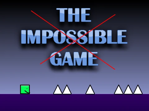 Geometry Run V2 gameplay showing new obstacles