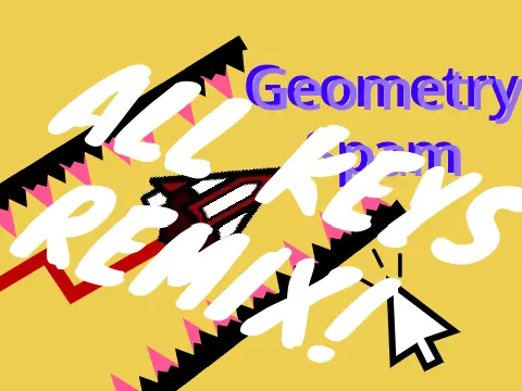 Geometry Spam But Any Key Clicking Challenge Interface