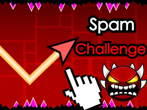 Geometry Spam Challenge V2 game logo and cover image