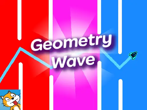 Geometry Wave V5 - Wave and Platformer Hybrid Game Visual