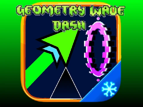 Play Geometry Wavedash, a wave-focused Geometry Dash style game online free