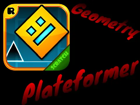 Geometry Dash Platformer Logo Cover