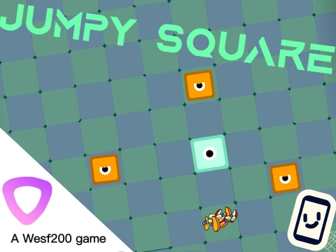 Play Jumpy Square mobile friendly Geometry Dash game