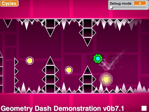 Kouzone s Geometry Dash Demonstration v0b7.1 - Demo Version