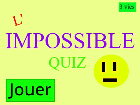 l impossible quiz game logo and cover image