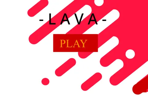 Gameplay screenshot of -lava- a platformer showing character avoiding lava pits