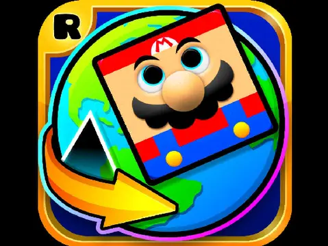 MarioDash game logo featuring Mario-inspired art with Geometry Dash and Flappy Bird elements