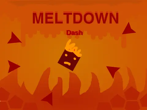 Meltdown Dash challenging geometry dash game