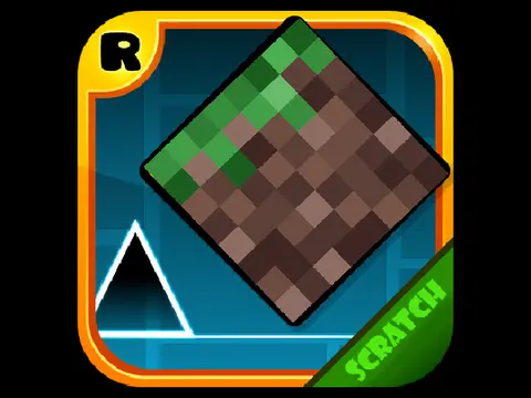 Minecraft Geometry Dash Game Cover