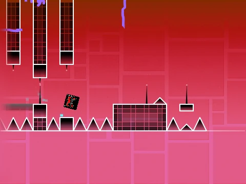 Playing MY REMIX OF GEOMETRY DASH fan-made level