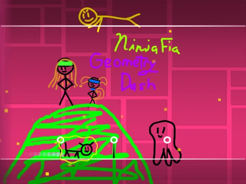 Play Ninja Fia Geometry Dash Remix online