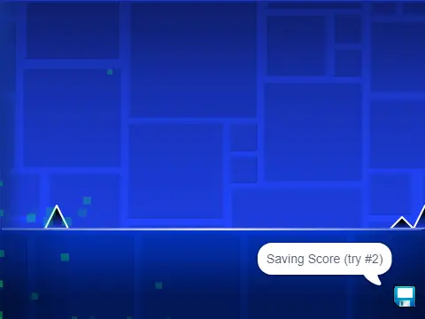 Part of Geometry Dash Lite Mini Game