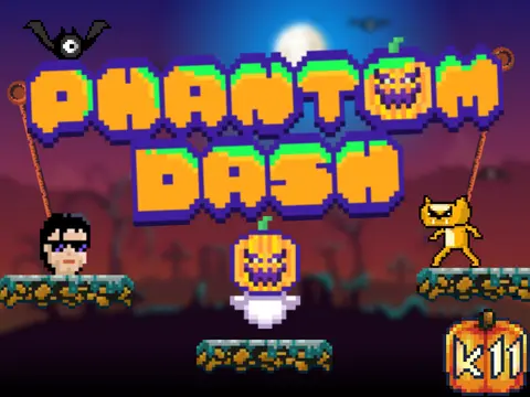 Phantom Dash Geometry Dash Game Logo
