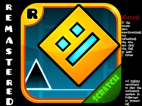 Play the REMASTERED EDITION of Geometry Dash with enhanced graphics online
