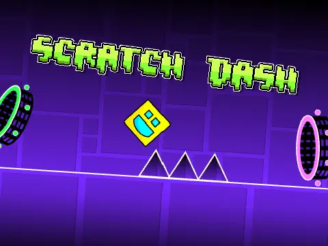Scratch Dash Geometry Dash browser gameplay