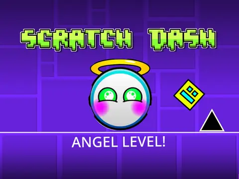 Scratch Dash Demon Level - A hard Geometry Dash fan game on Scratch