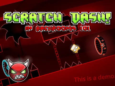 Scratch Dash in Backrooms Geometry Dash Demon level gameplay