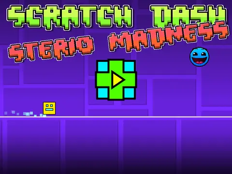 Scratch Dash Stereo Madness - Play Geometry Dash first level online for free