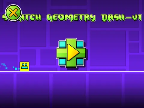 Geometry Dash Roaster v1 showing multiple level previews and designs