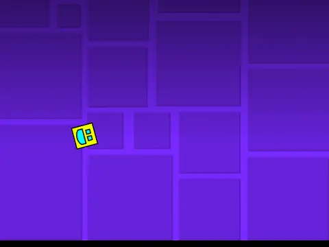 Scratch Geometry Dash version 0.3 gameplay interface
