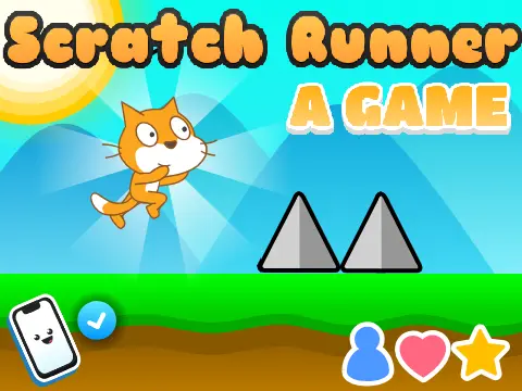 Scratch Runner - Endless Dodge Game with Obstacles