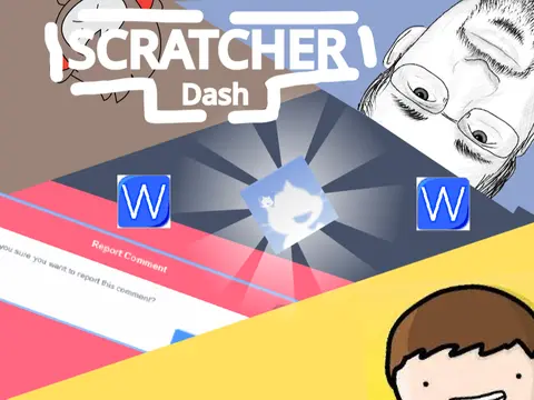 Scratcher Dash Geometry Dash scratch character unique platformer game
