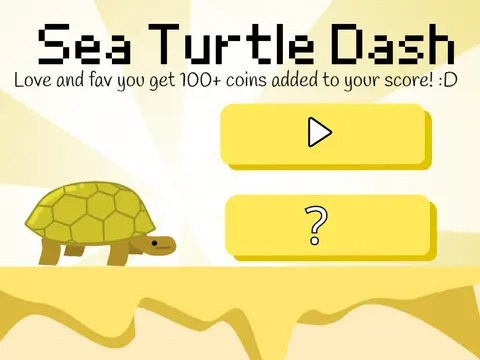 Sea Turtle Dash - Underwater Geometry Dash Game