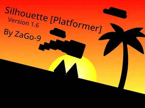 Silhouette Platformer v1.6 Geometry Dash inspired game cover