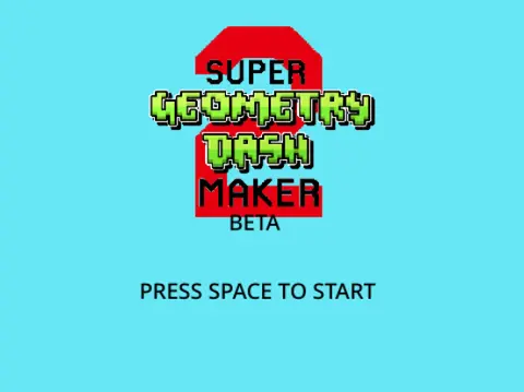 Logo for Super Geometry Dash Maker 2 Beta game