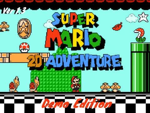 Super Mario 2D Adventure Demo remix gameplay screenshot