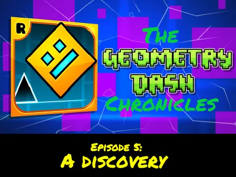 The Geometry Dash Chronicles 5 game logo featuring Undertale and Geometry Dash elements