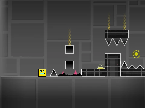 Gameplay screenshot of This Is Almost Impossible Geometry Dash