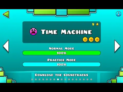 Time Machine Geometry Dash music tribute WaterFlame Scratch note blocks