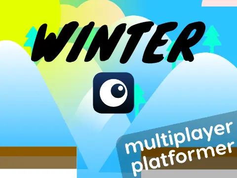 Updated Winter Cloud Scrolling Platformer by zqwang31 - Geometry Dash inspired multiplayer game