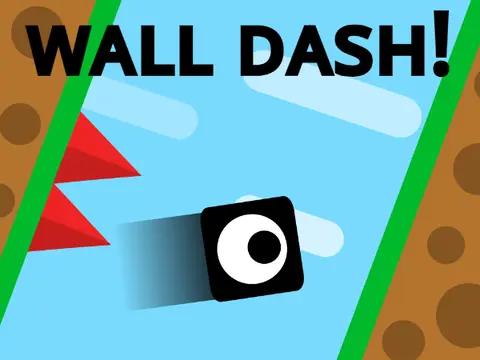 Wall Dash Collab Geometry Dash Game Cover