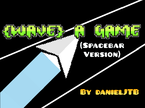 Wave A Spam Game gameplay showing wave icon and obstacles