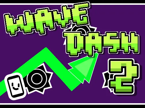Wave Dash 2.1 Mobile Friendly Game Screenshot and Logo