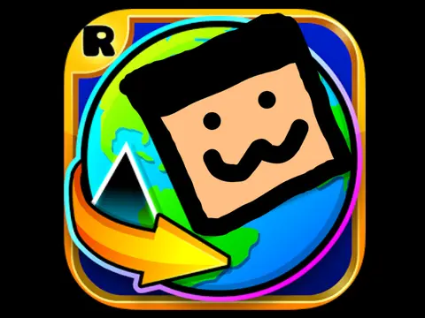 Gameplay image of Soraton Dash Game showing character jumping in a themed level