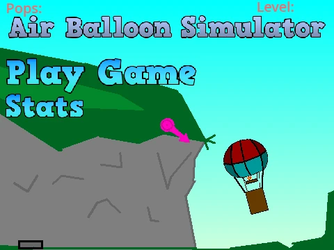 Air Balloon Simulator Game Logo Cover