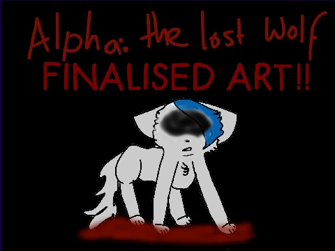 Alpha The Lost Wolf Finalised Art Logo Cover