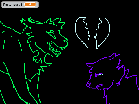 Ashfur's hurt LINEART MAP-OPEN - Warrior Cats Adventure Game Online Free