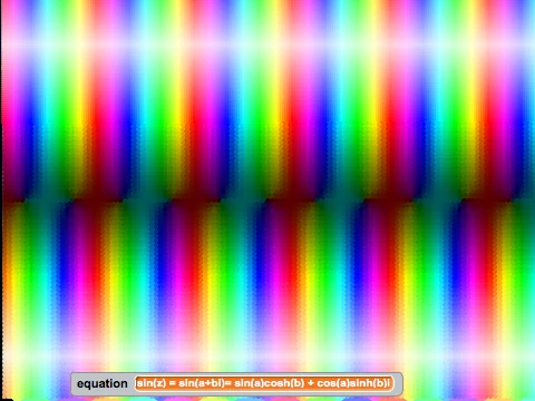 Complex Sine 1.1.0 gameplay showing sine wave mechanics and mathematical platforming